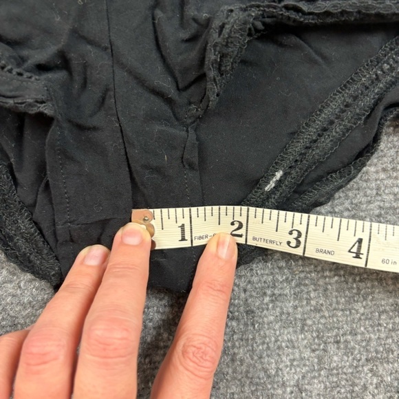 NAKED PRINCESS Women’s Black Tank Top Racerback Romper size: Medium - Picture 10 of 10